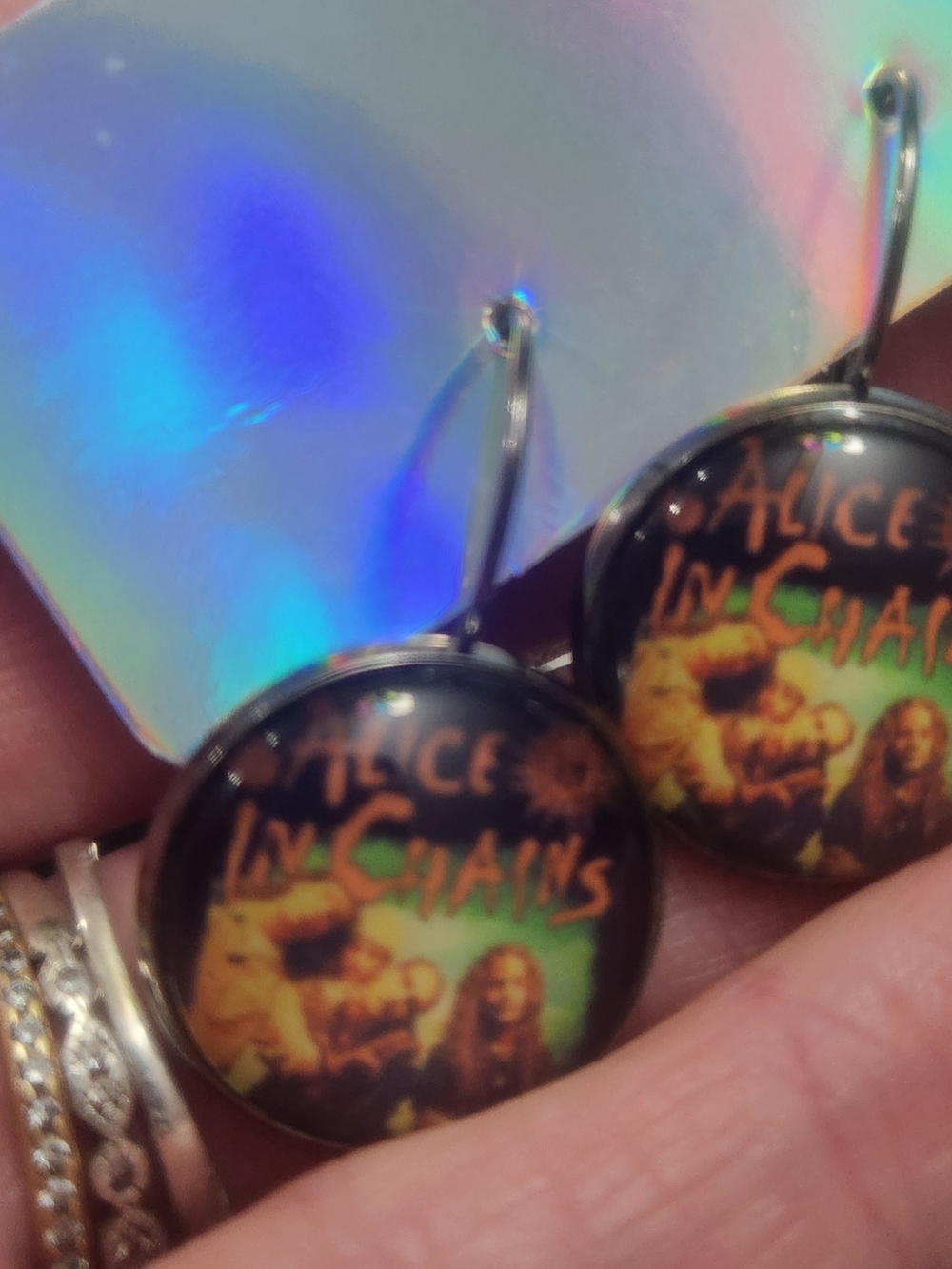 Alice In Chains Dangle Earrings